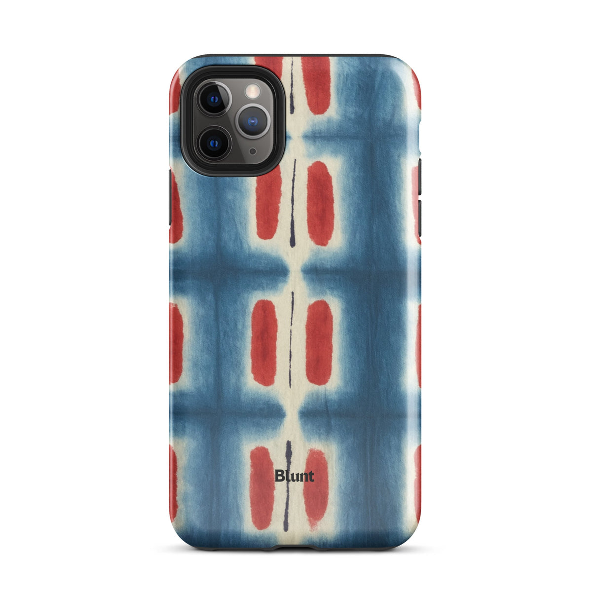 Indigo Blocks iPhone Case