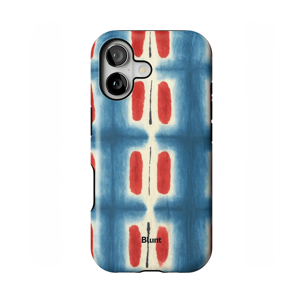 Indigo Blocks iPhone Case