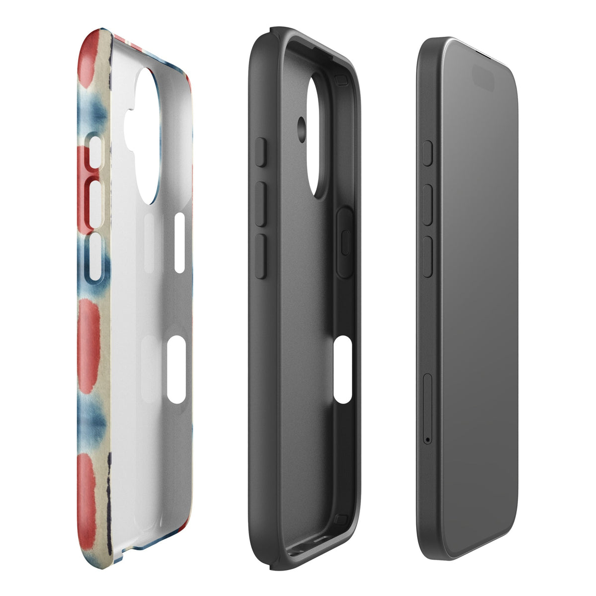 Indigo Blocks iPhone Case
