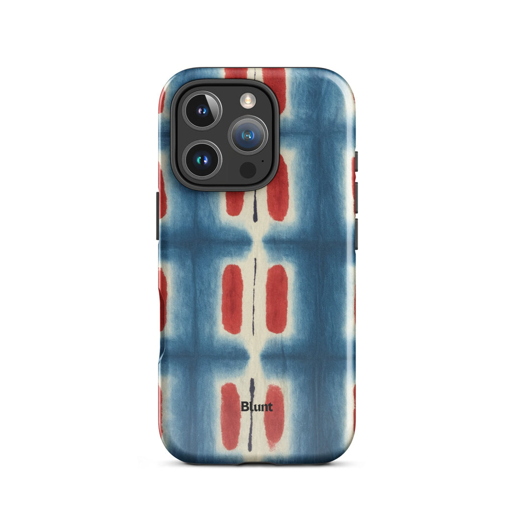 Indigo Blocks iPhone Case