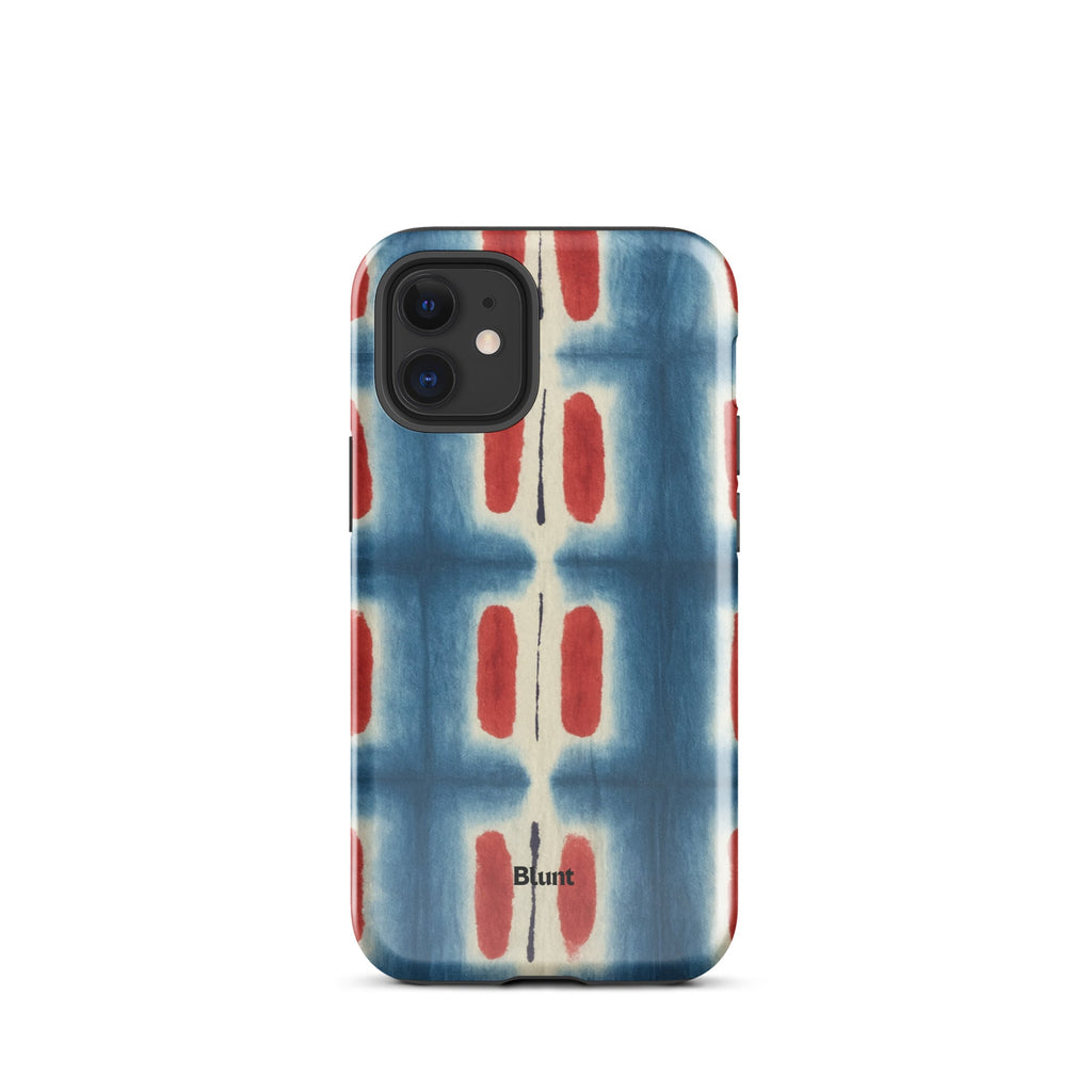 Indigo Blocks iPhone Case