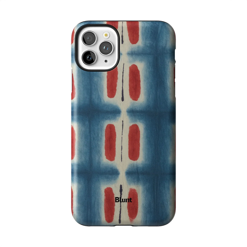 Indigo Blocks iPhone Case