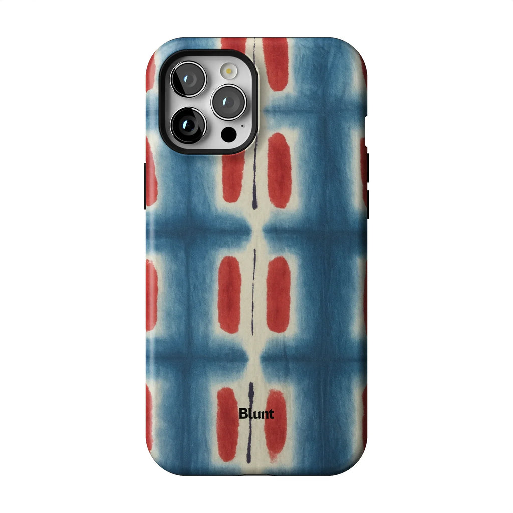 Indigo Blocks iPhone Case