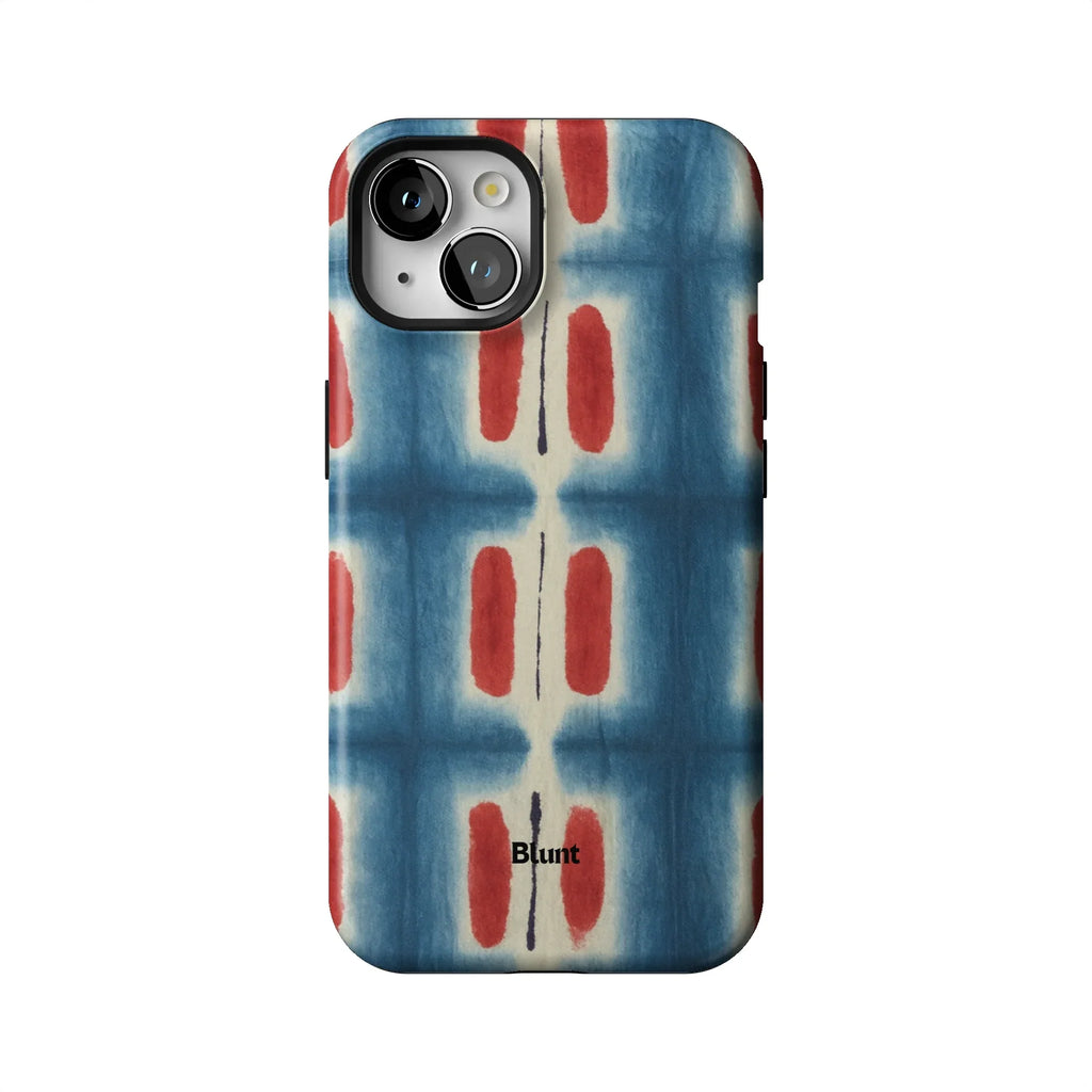 Indigo Blocks iPhone Case