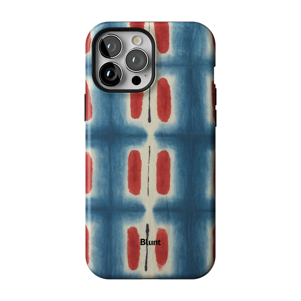 Indigo Blocks iPhone Case