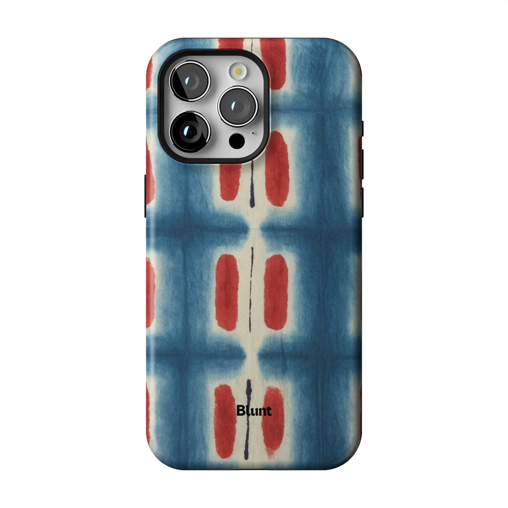 Indigo Blocks iPhone Case