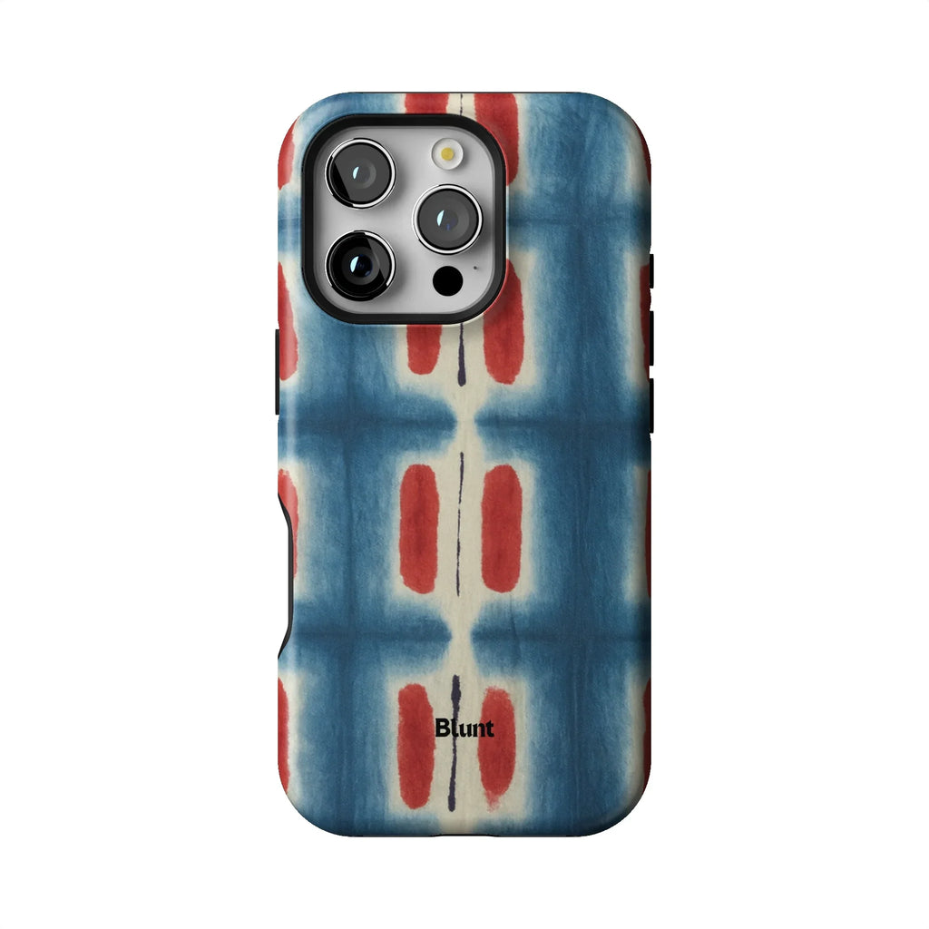 Indigo Blocks iPhone Case
