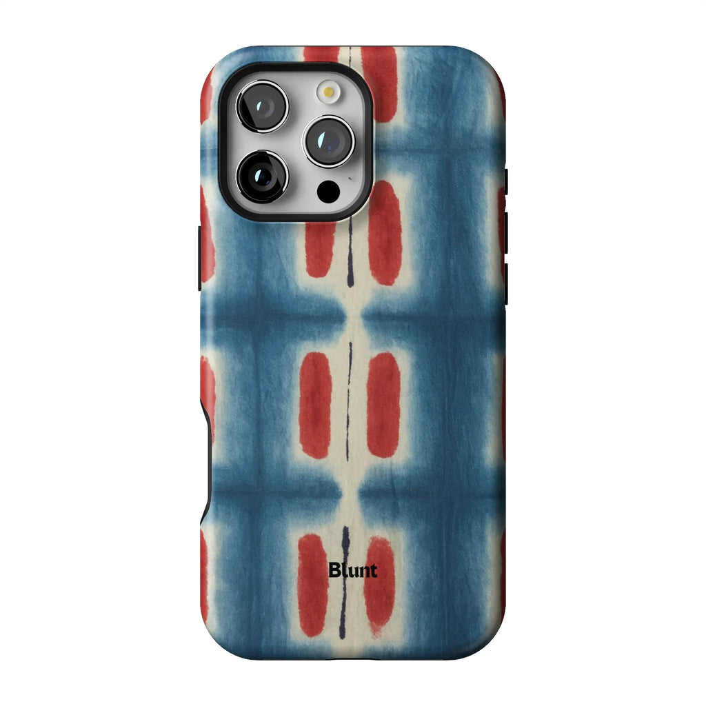 Indigo Blocks iPhone Case