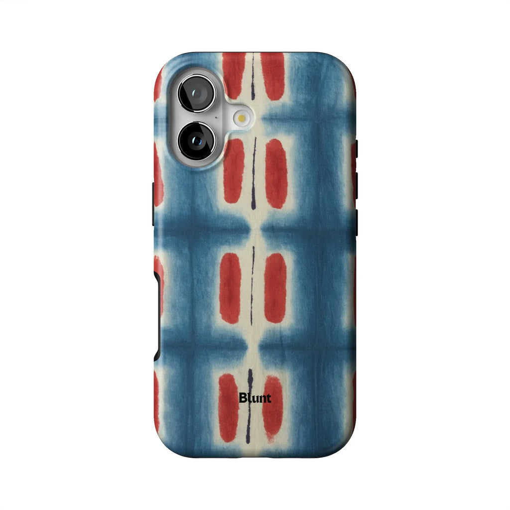 Indigo Blocks iPhone Case