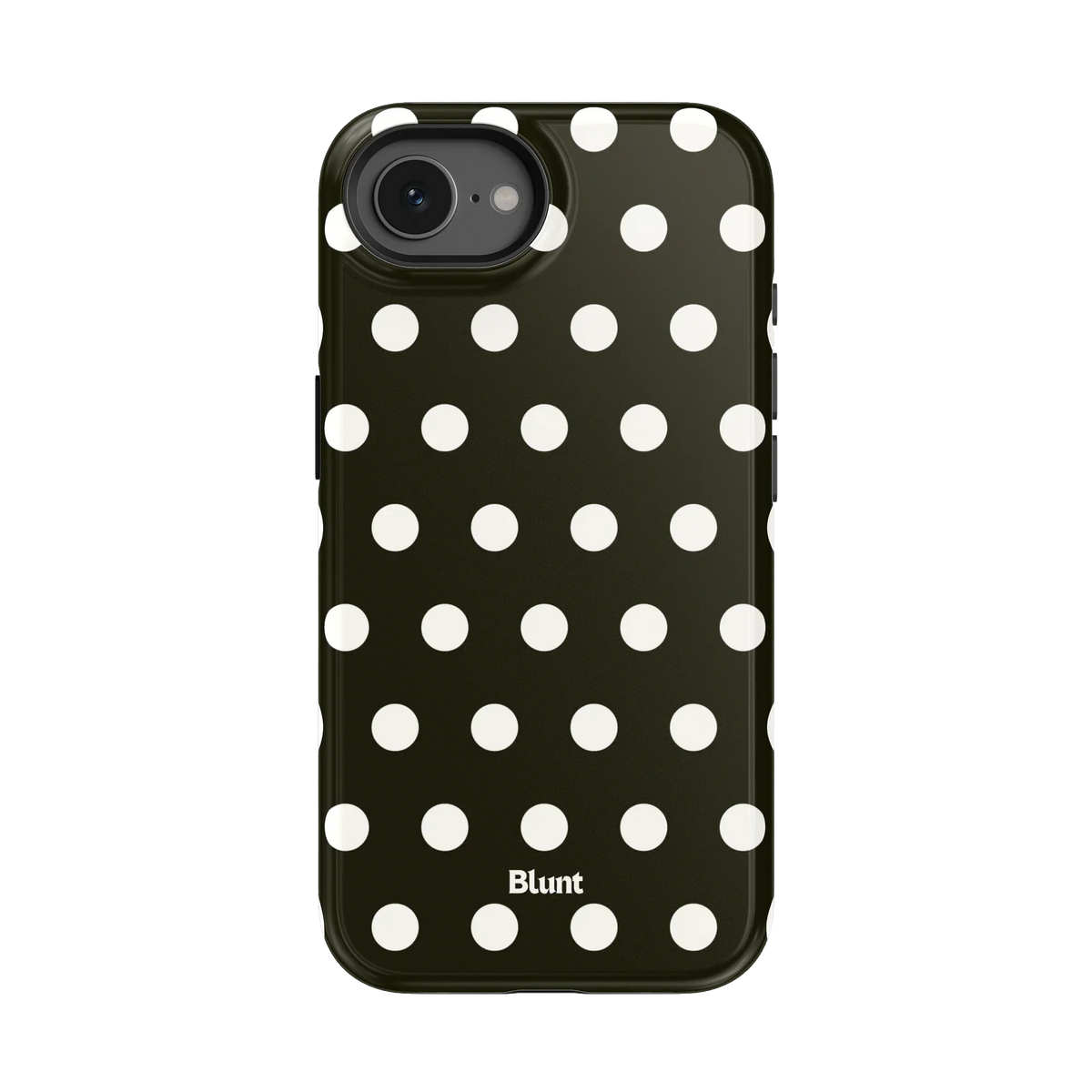 Noir Polka iPhone Case