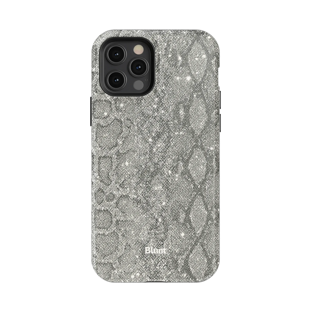 Silver Python iPhone Case