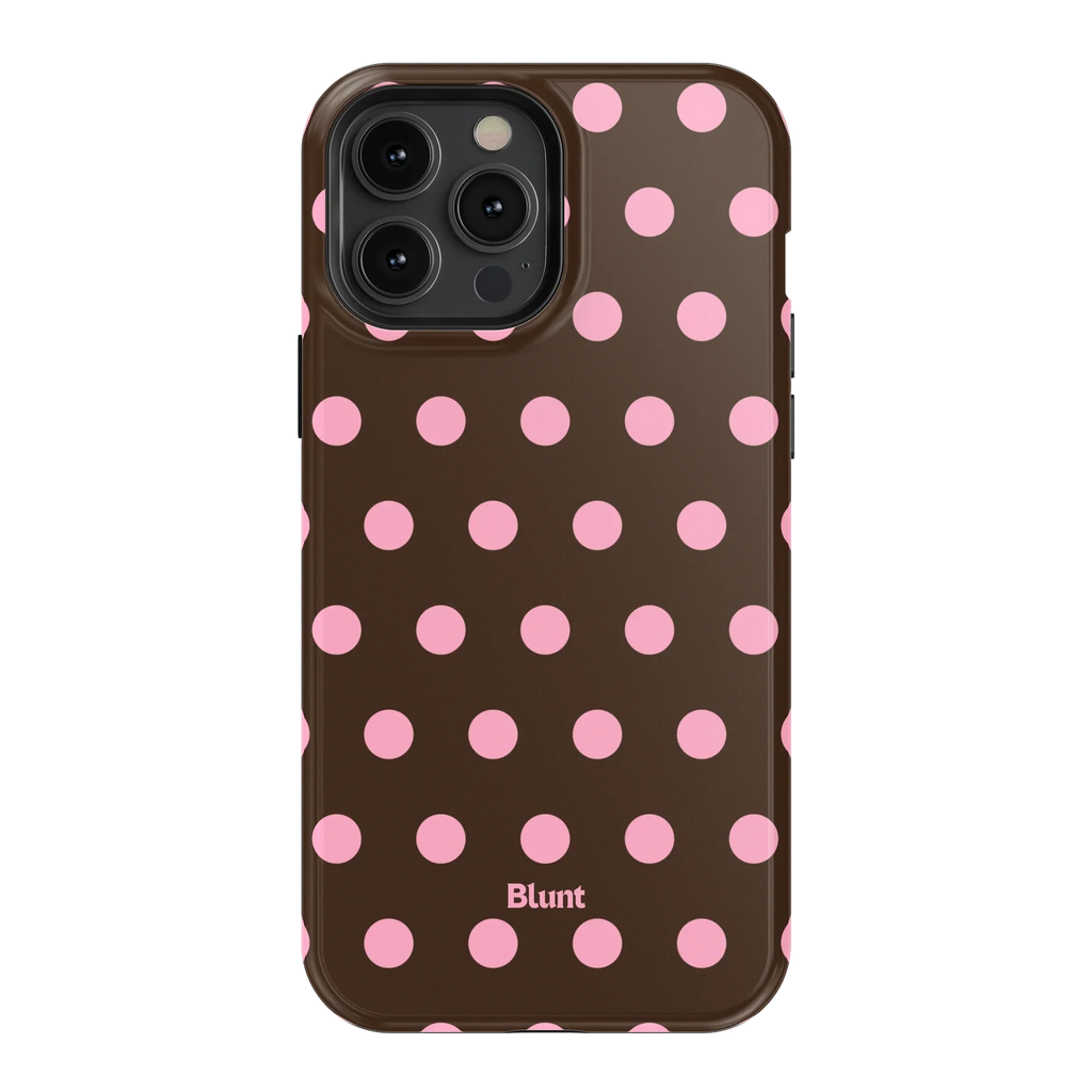 Chocolate Polka iPhone Case