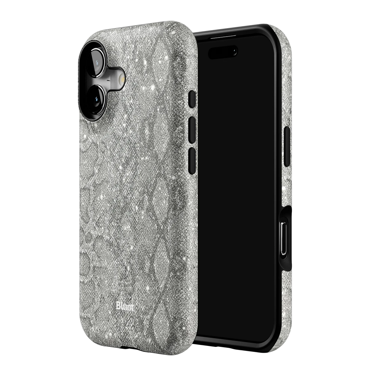 Silver Python iPhone Case