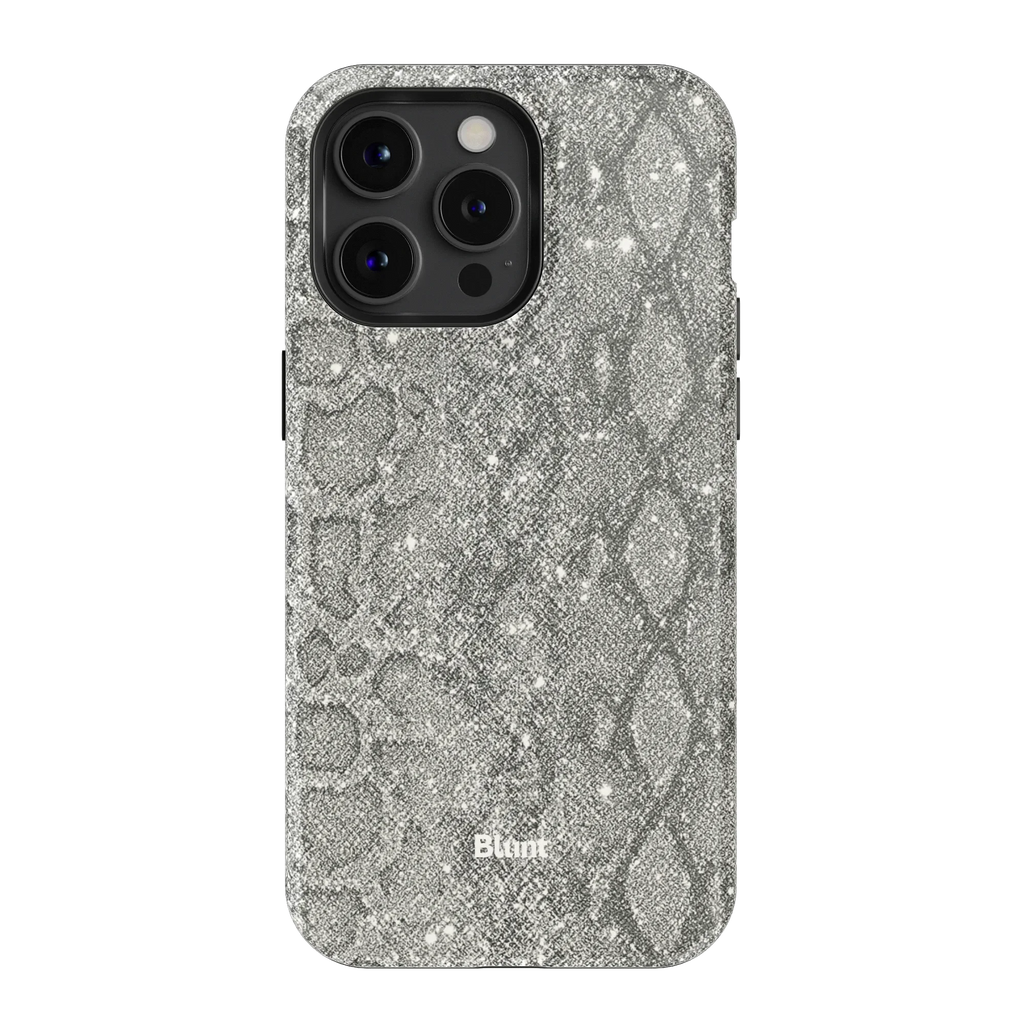 Silver Python iPhone Case