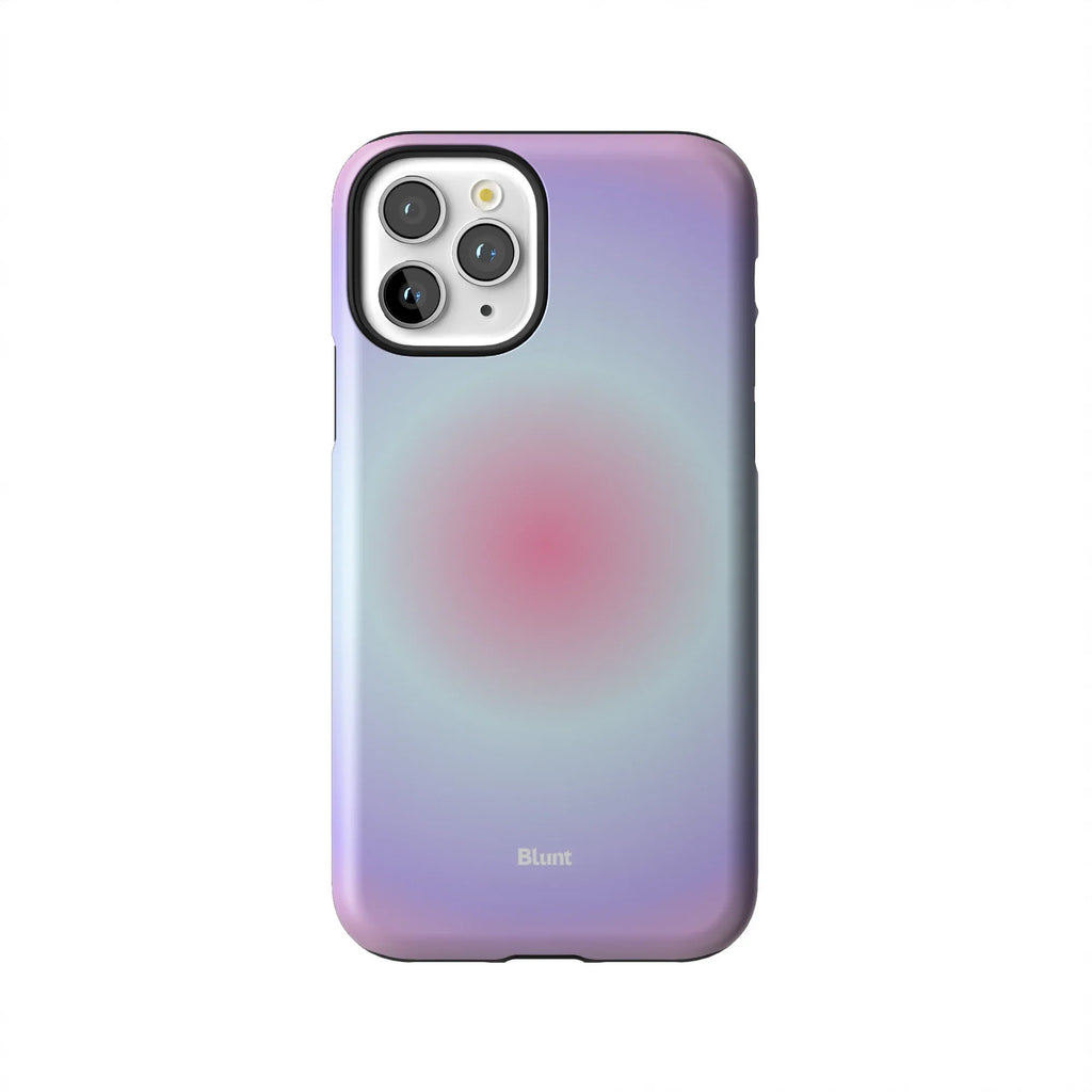 Pink Aura iPhone Case