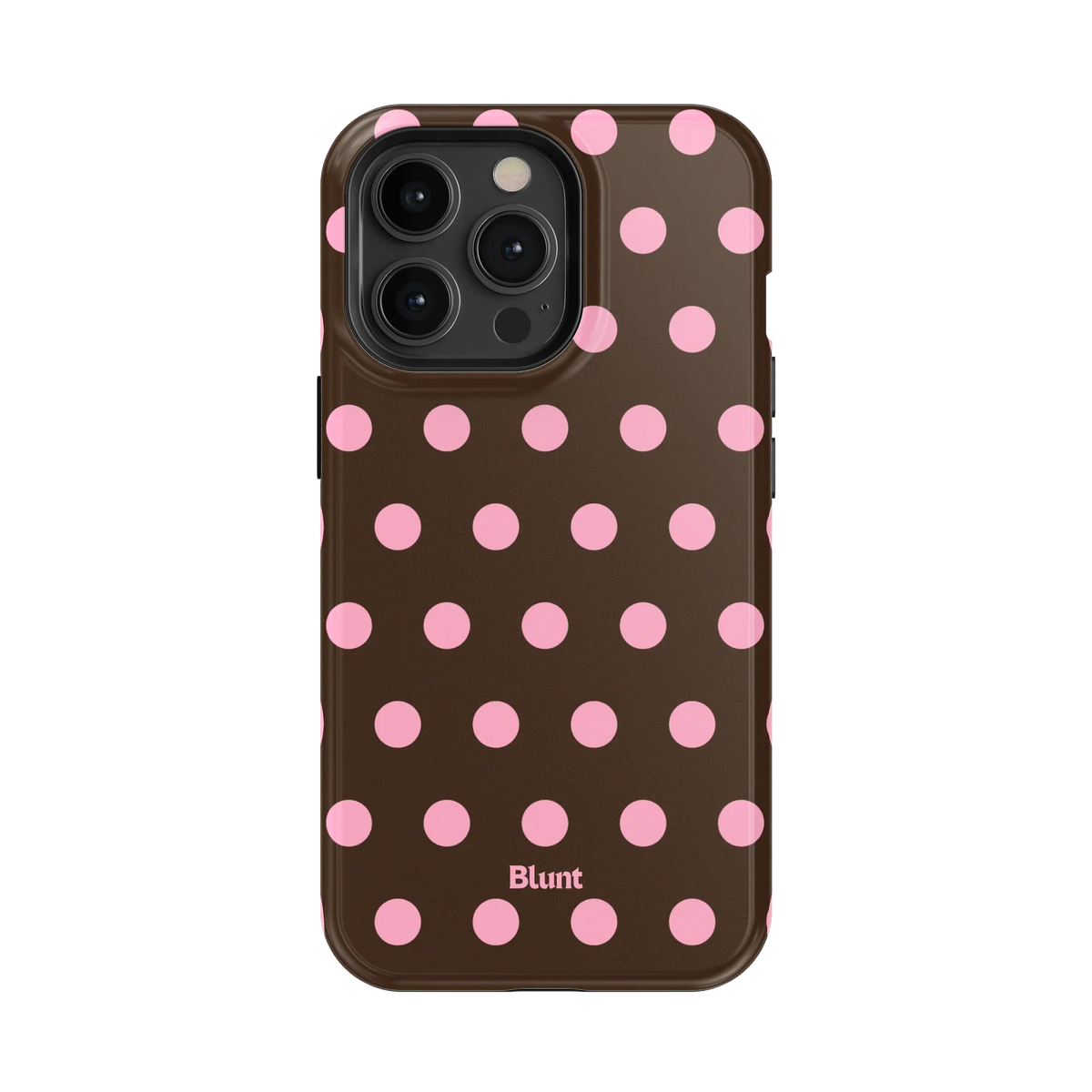 Chocolate Polka iPhone Case