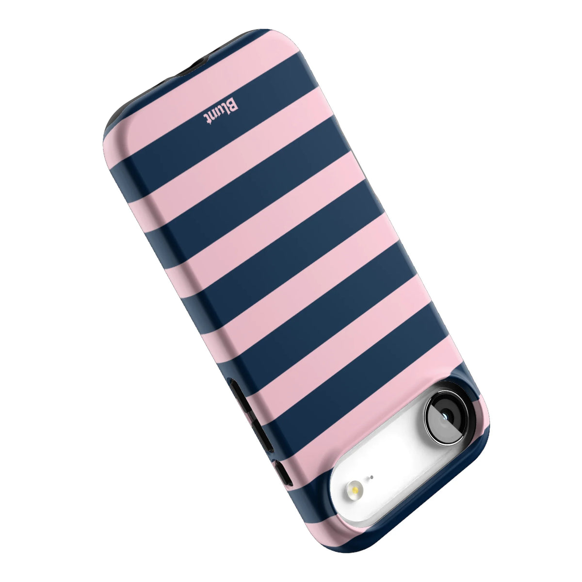Blueberry Blush Stripe iPhone Case