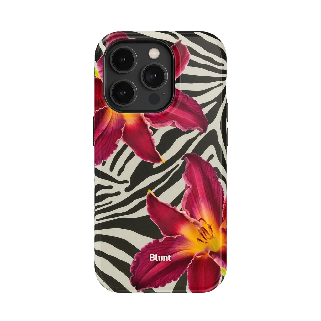 Zebra Lily iPhone Case