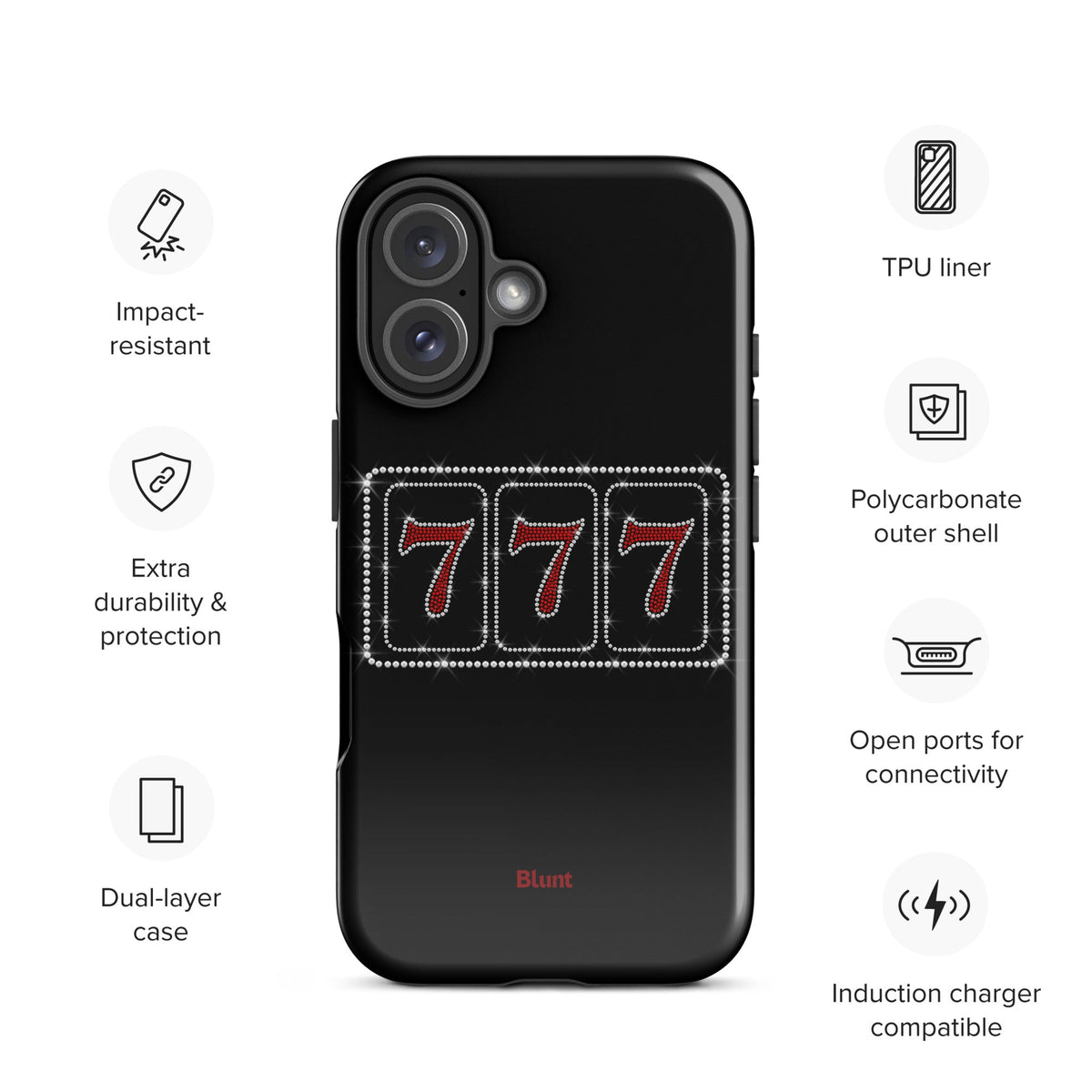 Lucky 777 iPhone Case