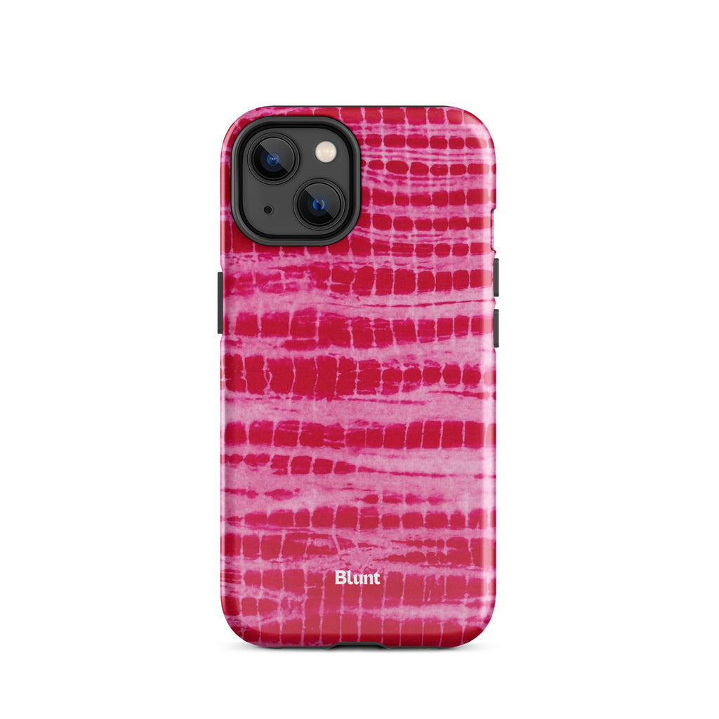 Magenta Tracks iPhone Case