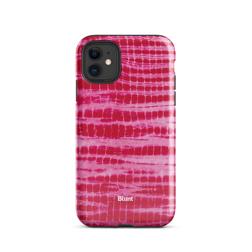 Magenta Tracks iPhone Case