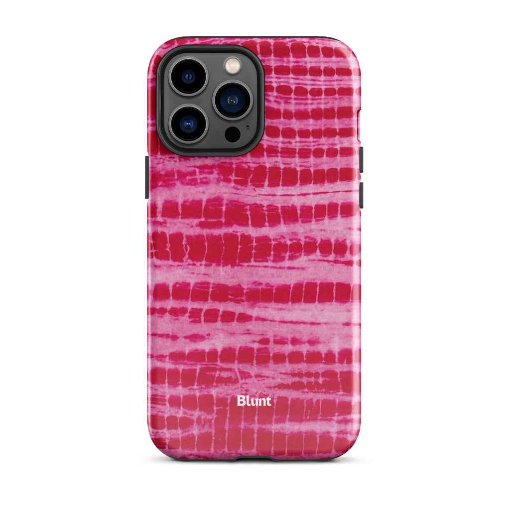 Magenta Tracks iPhone Case