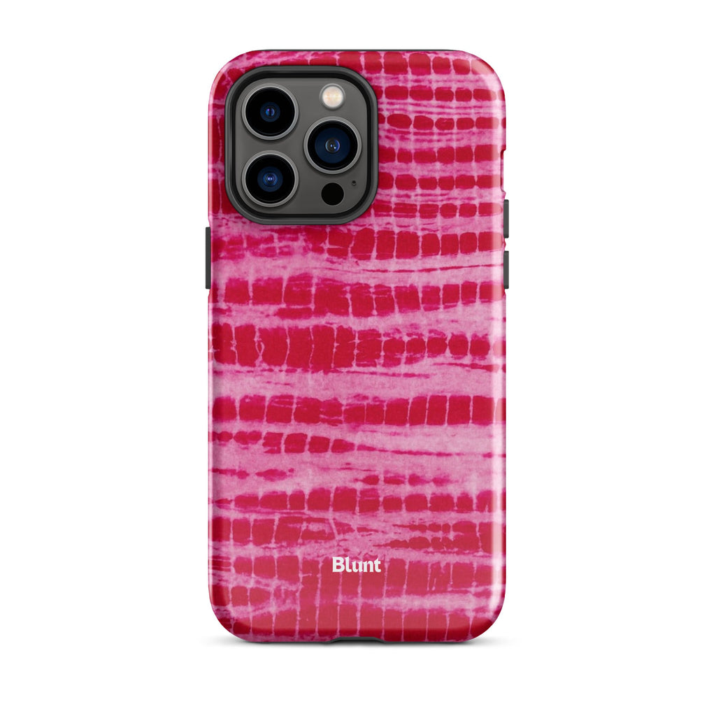 Magenta Tracks iPhone Case