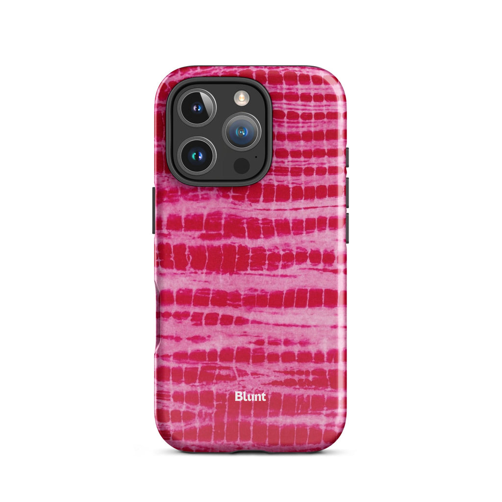Magenta Tracks iPhone Case