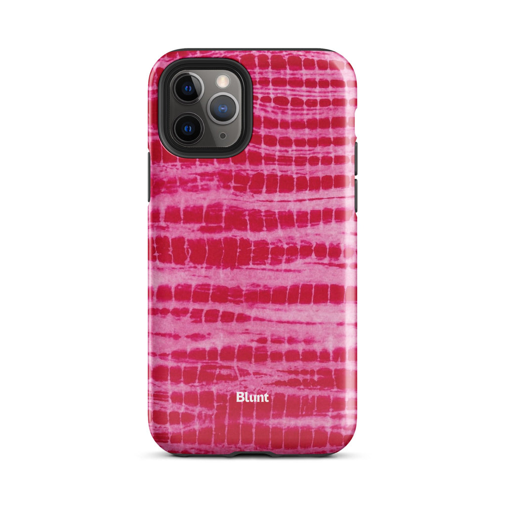 Magenta Tracks iPhone Case