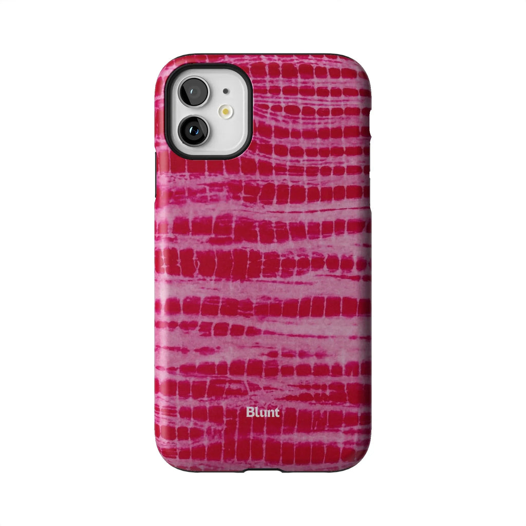 Magenta Tracks iPhone Case