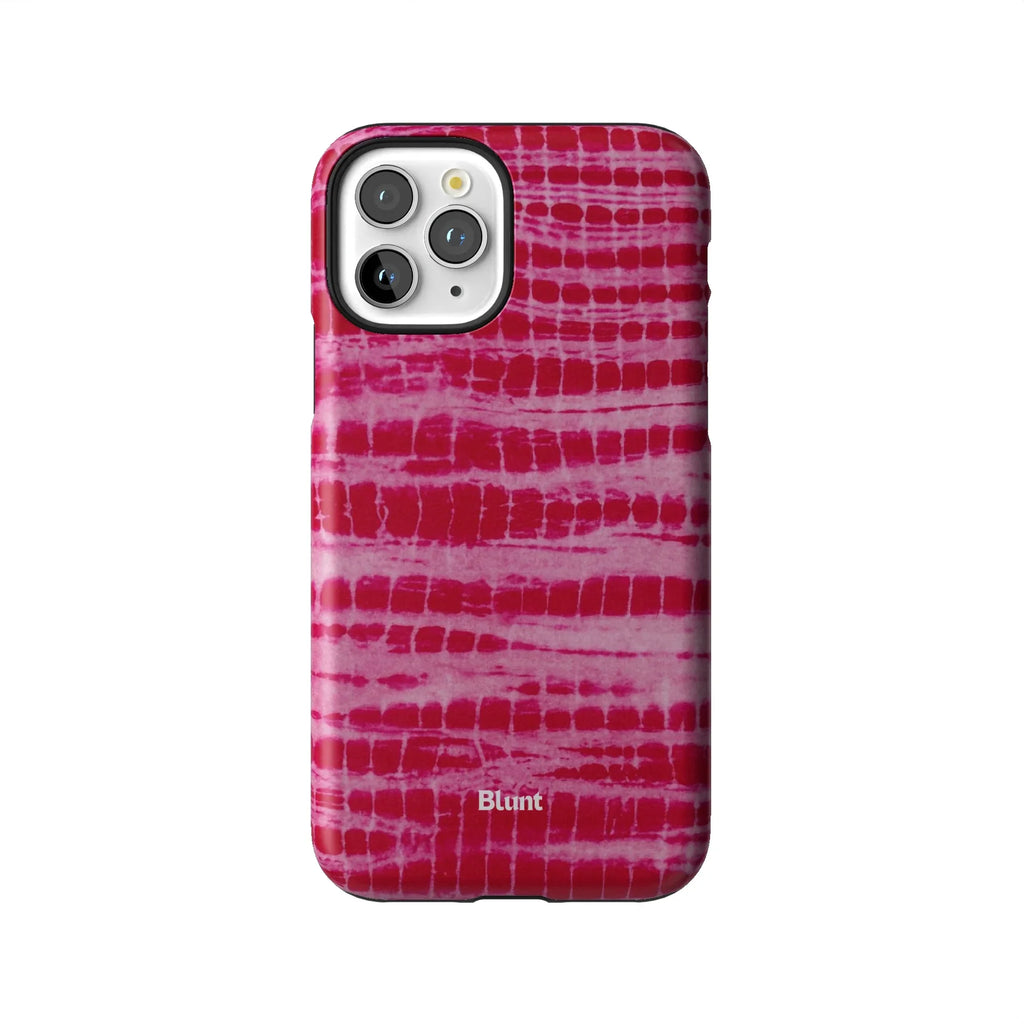 Magenta Tracks iPhone Case