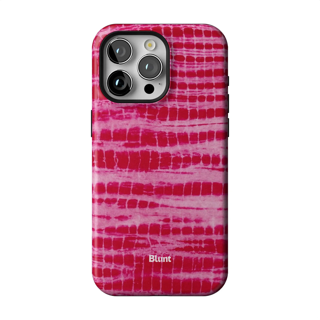 Magenta Tracks iPhone Case