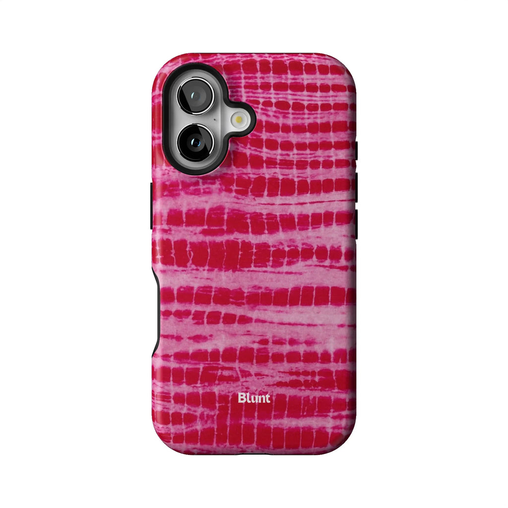 Magenta Tracks iPhone Case
