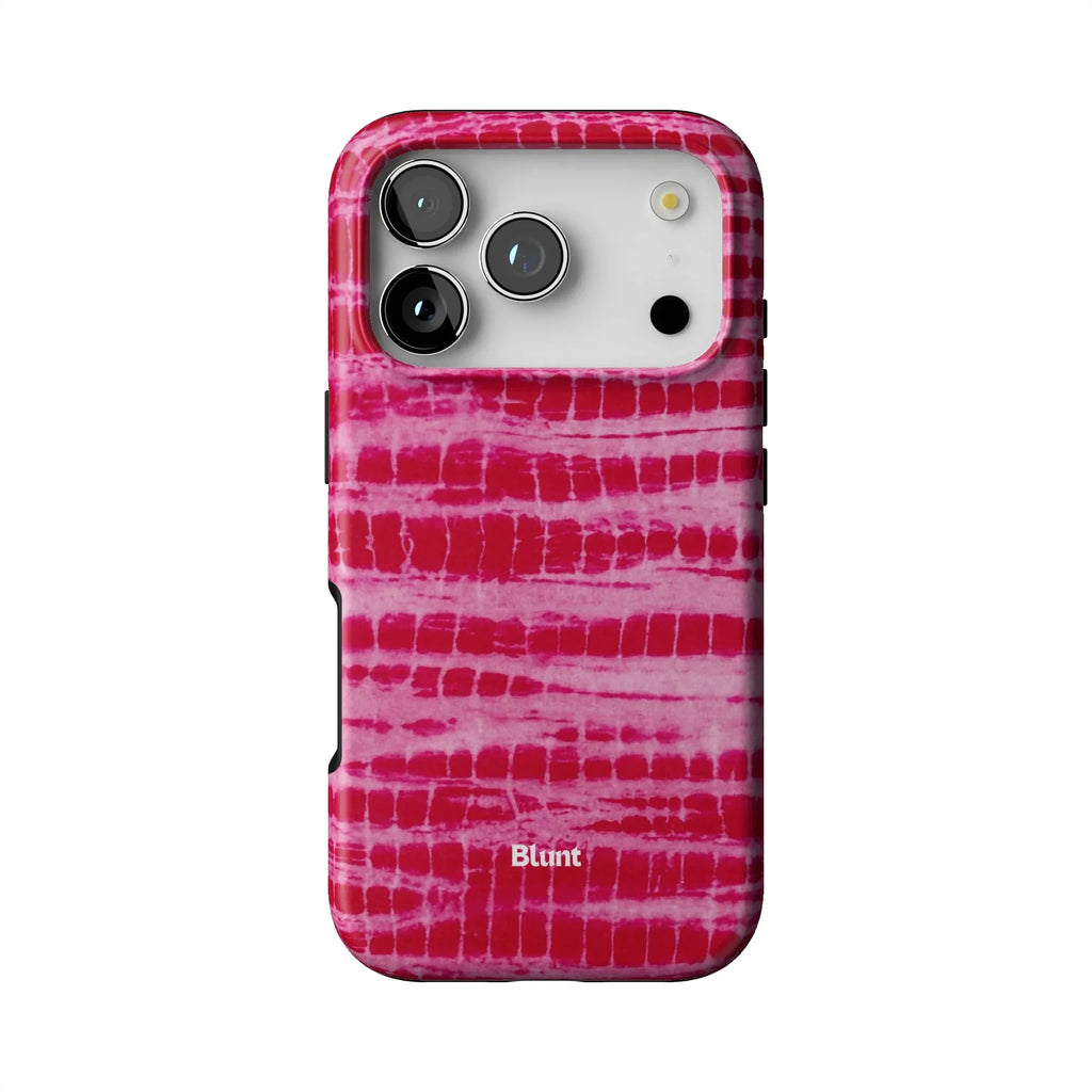 Magenta Tracks iPhone Case