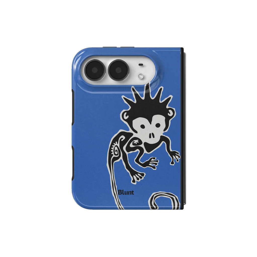 Blue Monkey iPhone Case