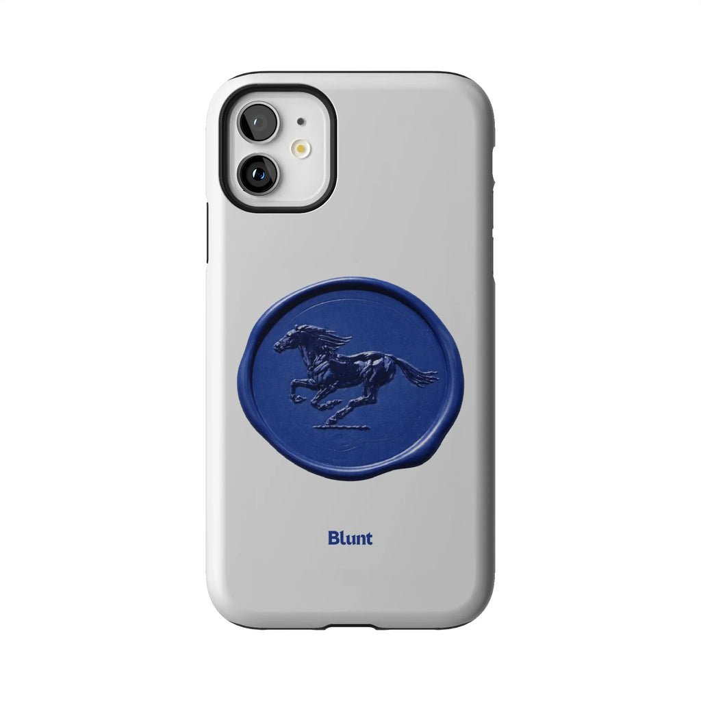 Blue Neigh iPhone Case