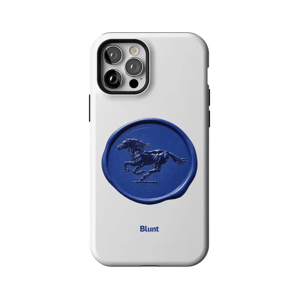 Blue Neigh iPhone Case