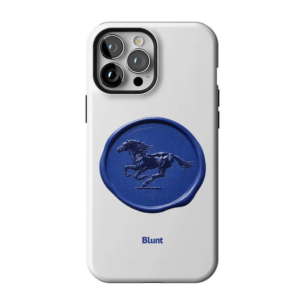 Blue Neigh iPhone Case