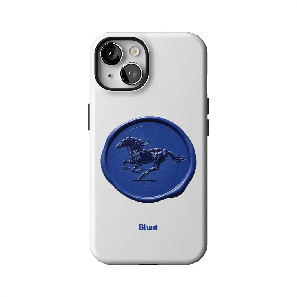 Blue Neigh iPhone Case