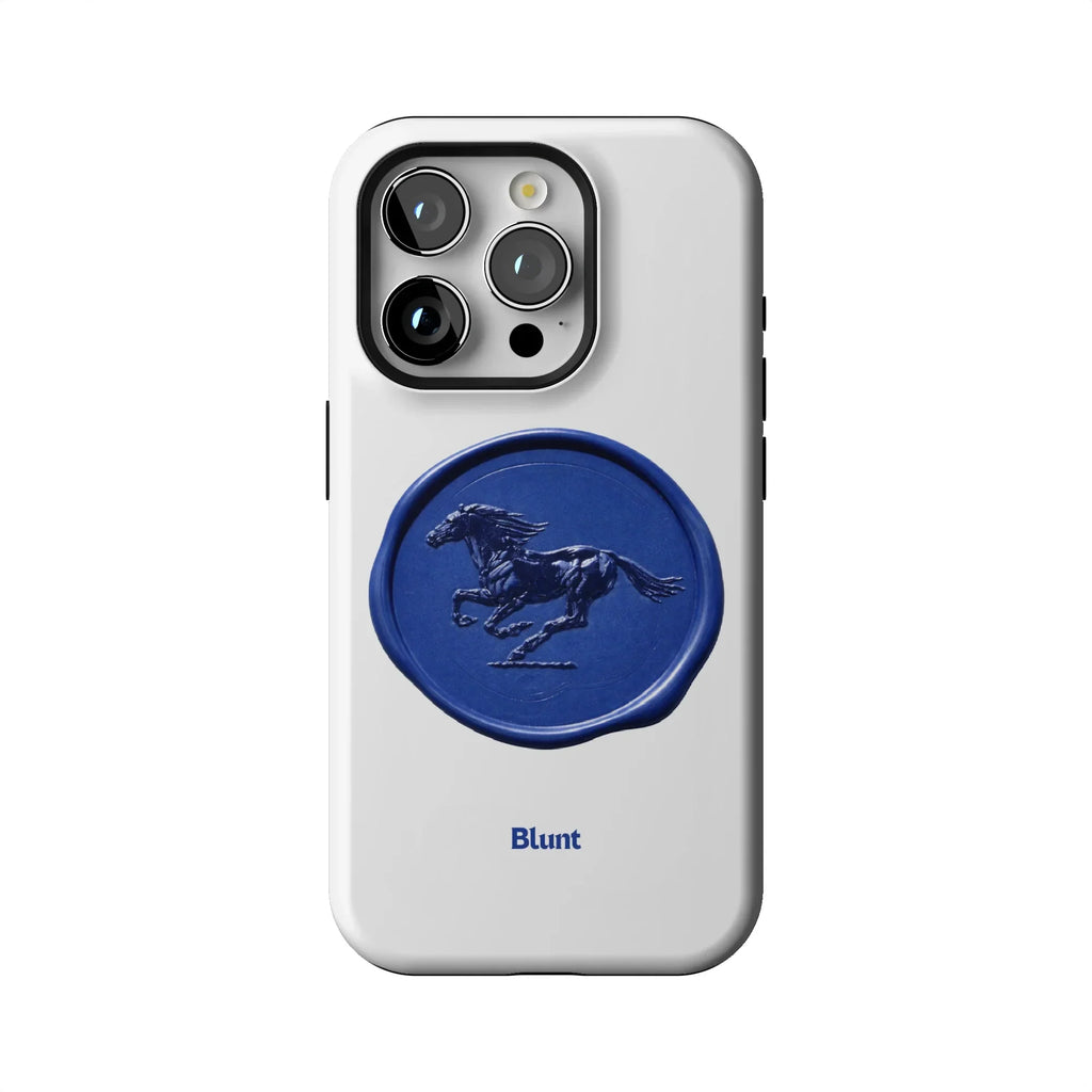 Blue Neigh iPhone Case
