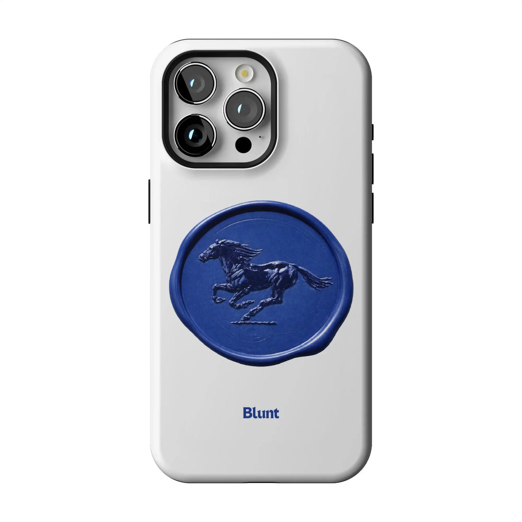 Blue Neigh iPhone Case