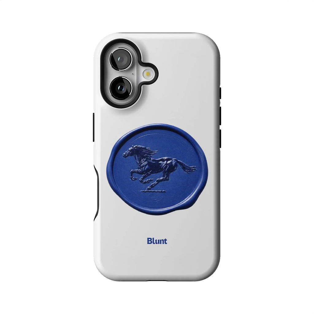 Blue Neigh iPhone Case