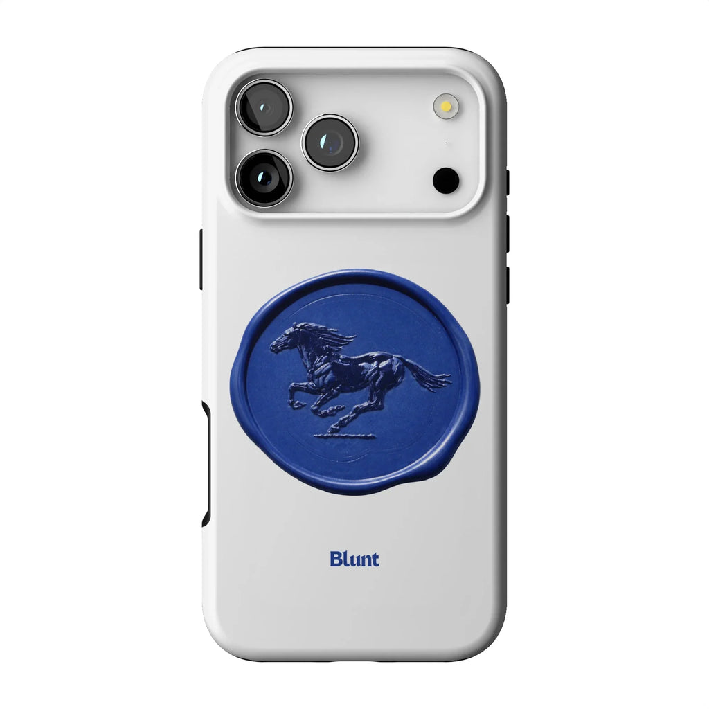 Blue Neigh iPhone Case