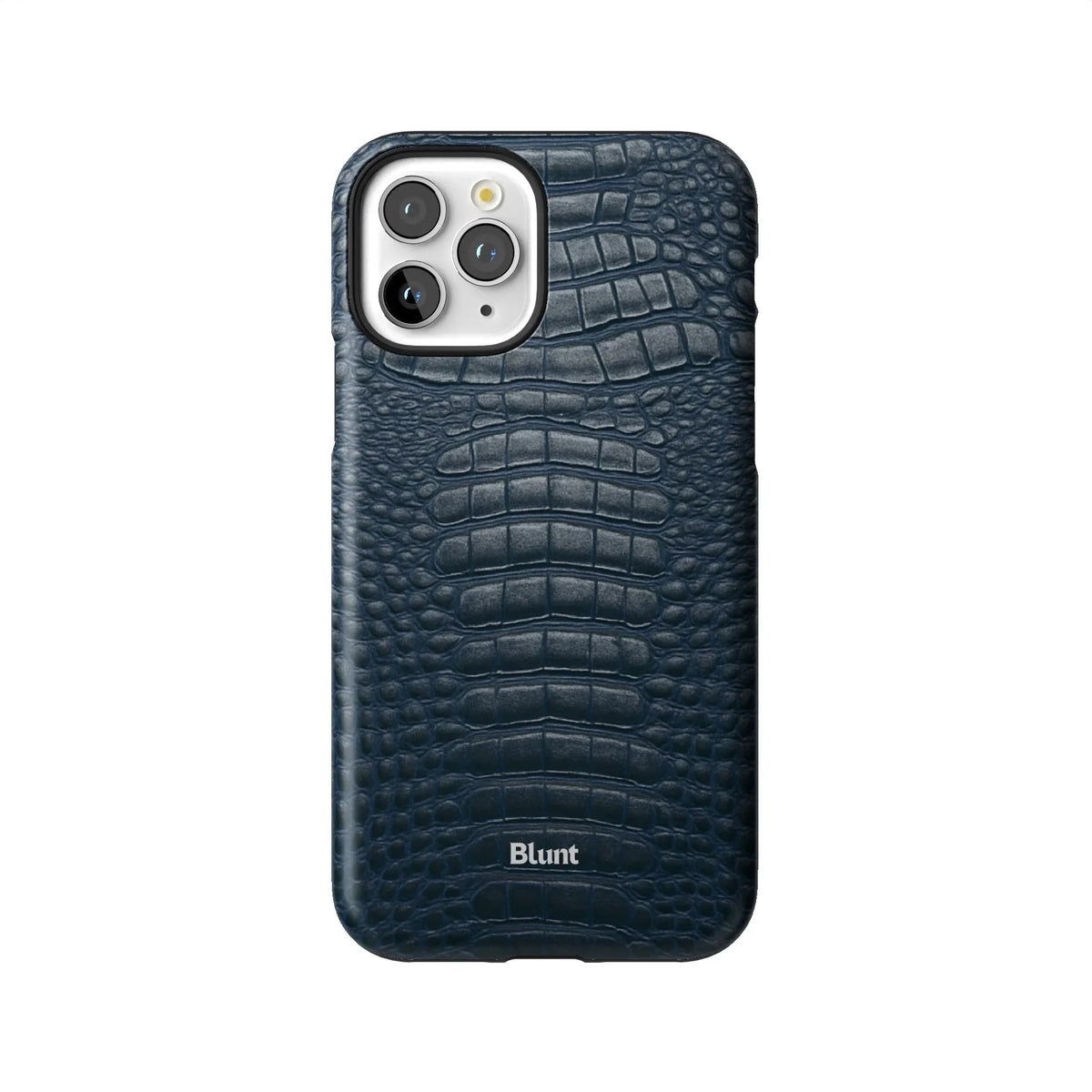 Navy Croc iPhone Case
