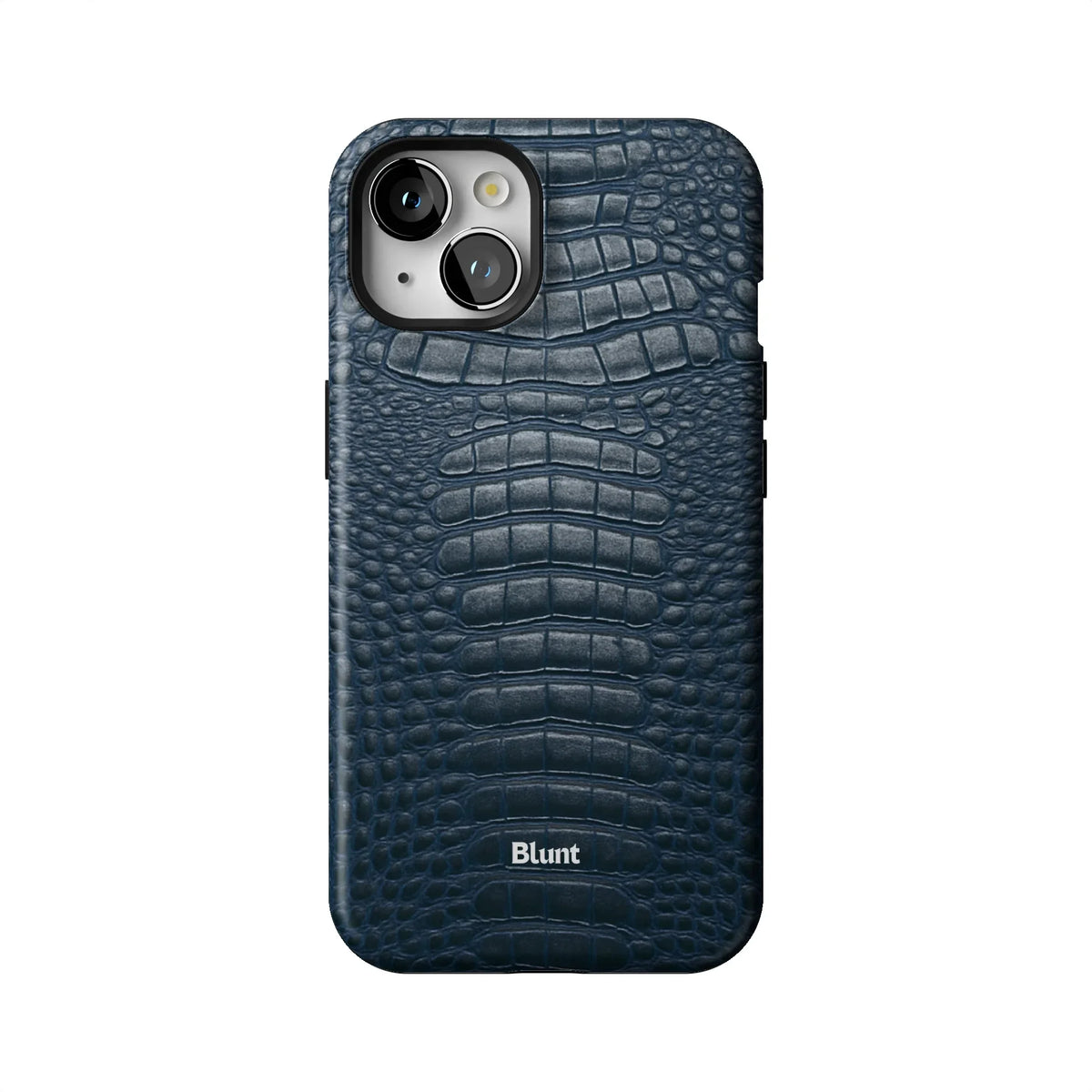 Navy Croc iPhone Case