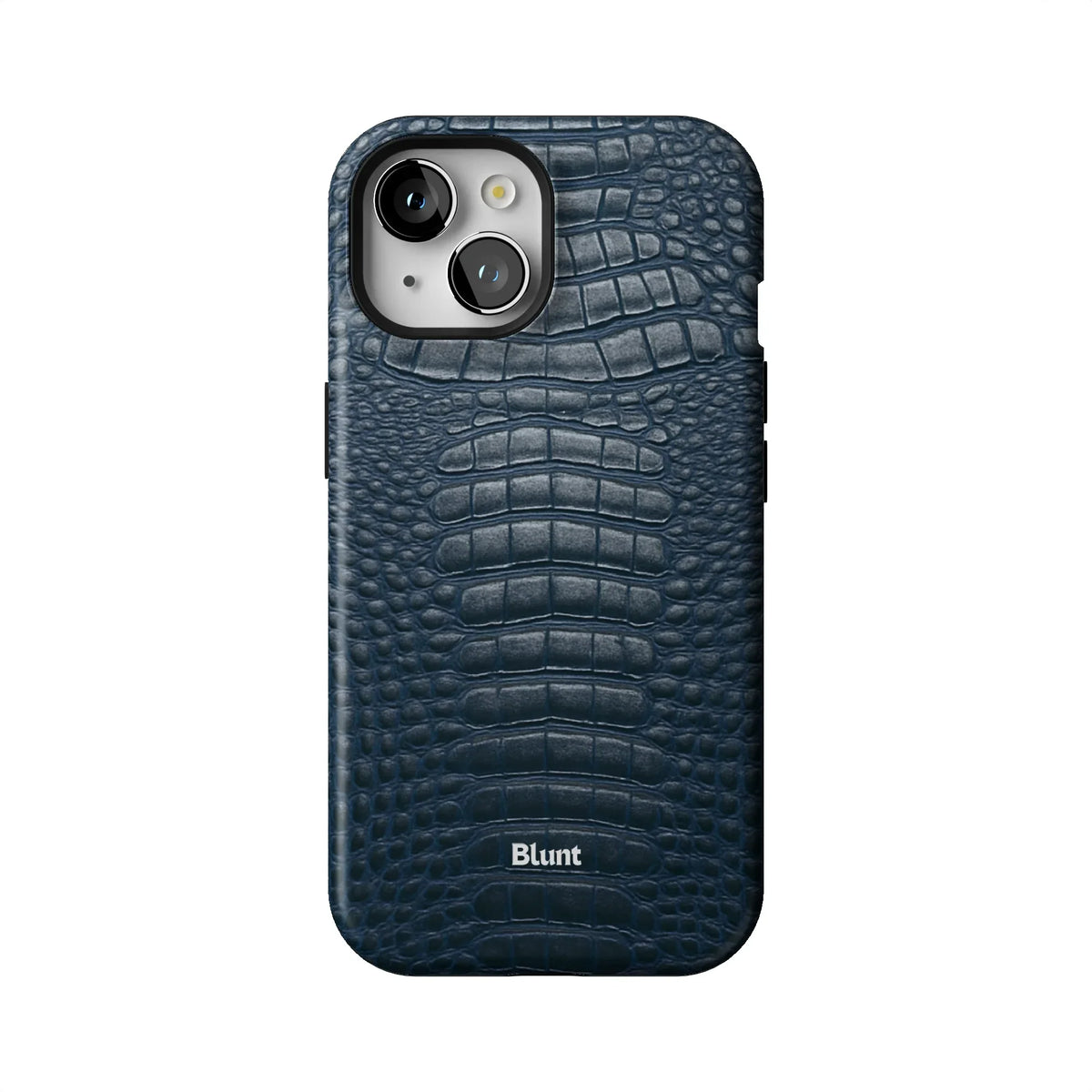 Navy Croc iPhone Case