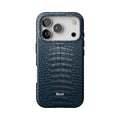 Navy Croc iPhone Case