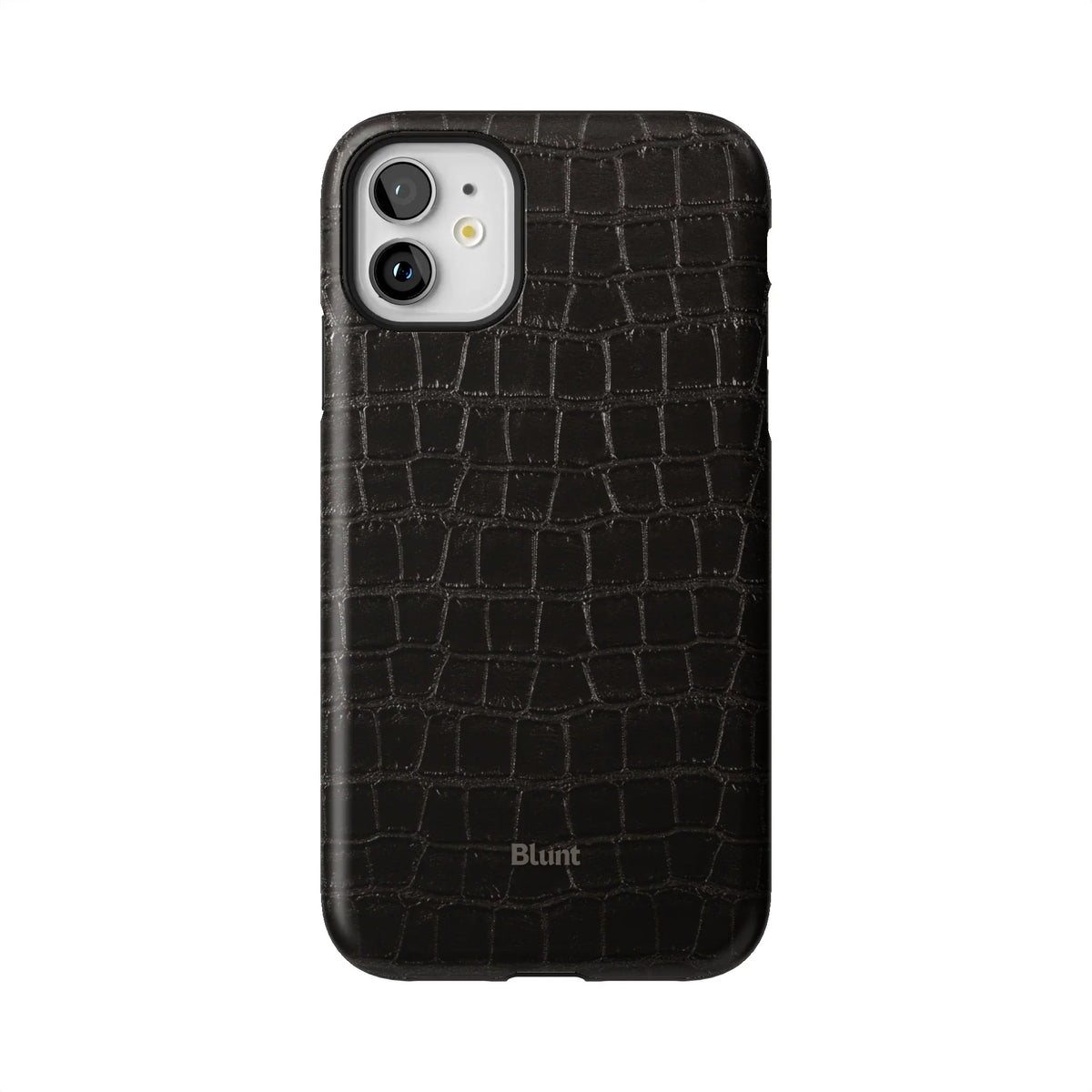 Onyx Croc iPhone Case