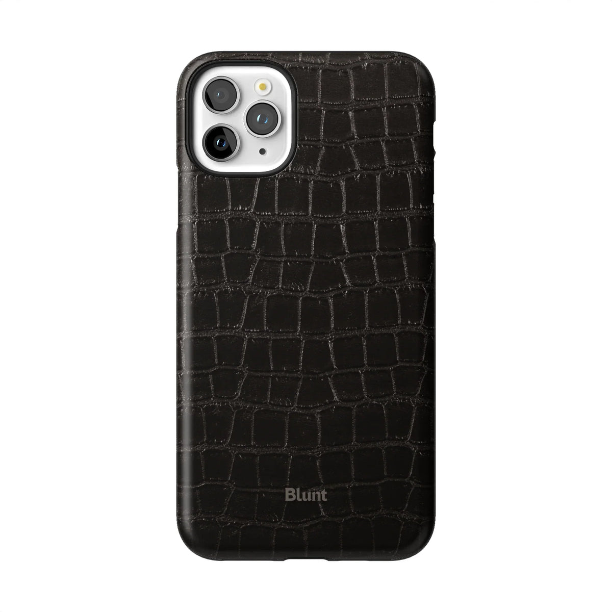 Onyx Croc iPhone Case