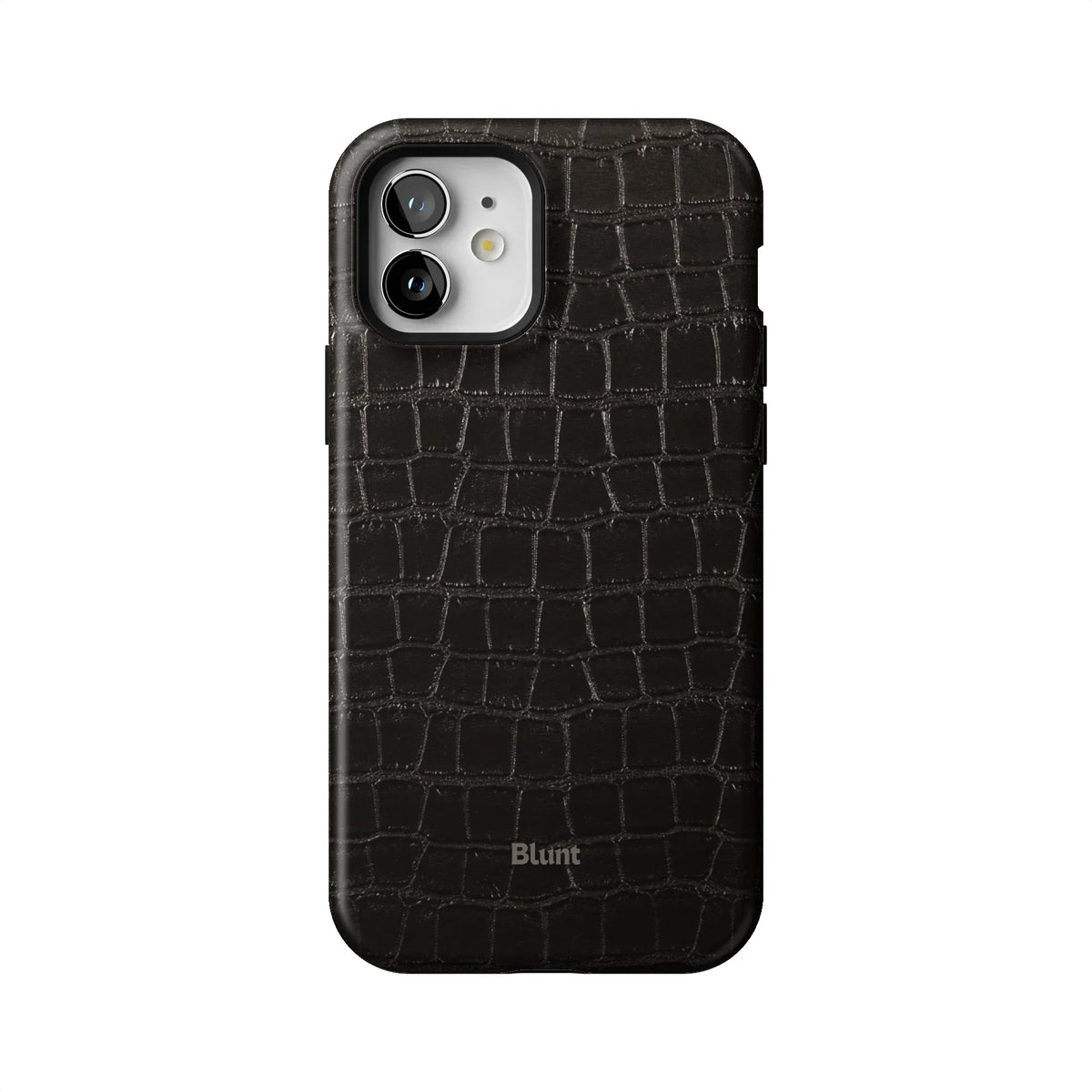 Onyx Croc iPhone Case